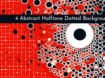 Abstract halftone dotted background preview picture