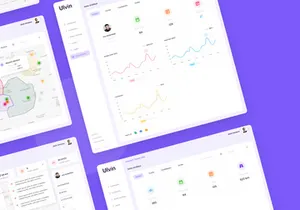 Dashboard UI kits - Waste management