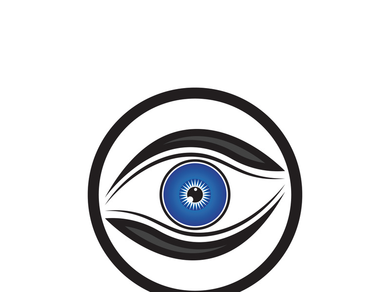 eBranding Identity Corporate Eye Care vector logo design