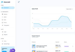 MaterialM Free Bootstrap Admin Dashboard Template