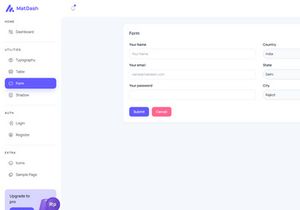 Matdash Free Tailwind React Admin Dashboard Template