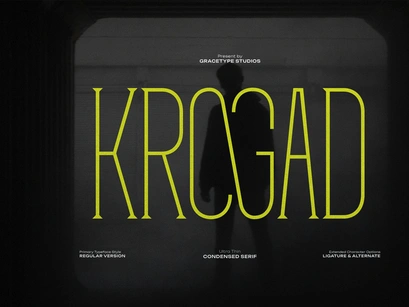 Krogad | Condensed Serif