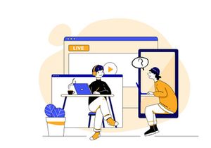 Online Study Illustrations