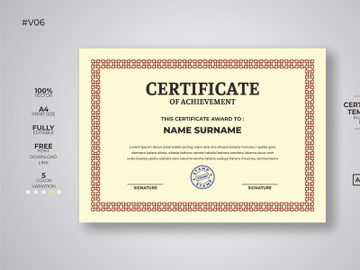 Certificate preview picture