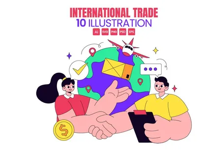 10 International Trade Illustration