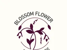 Blossom floral beautiful leaf and flower vector art, icon graphic decoration business wedding template