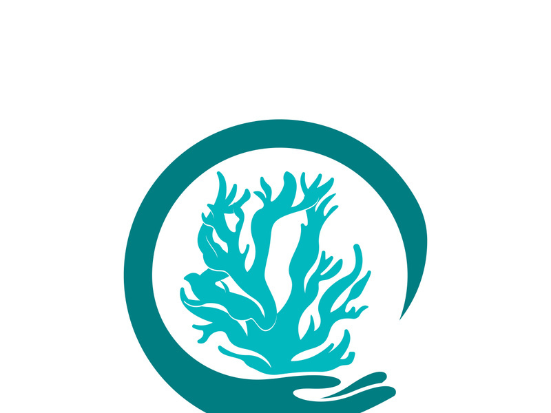 Corals icon logo design and symbol illustration vector