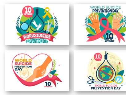 13 World Suicide Prevention Day Illustration