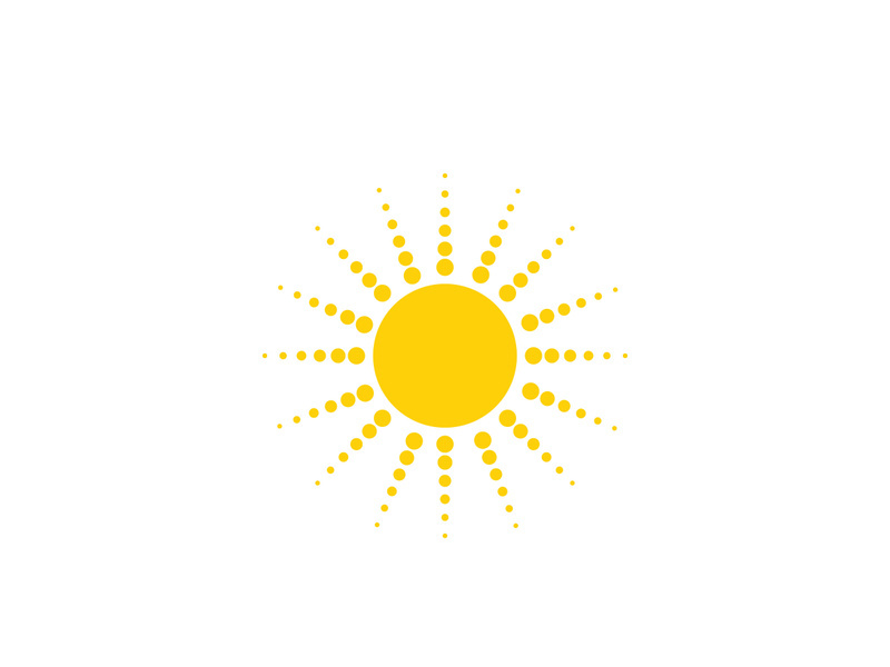 Sun Vector illustration Icon