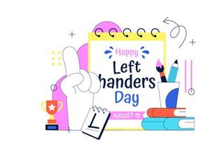 10 International Left Handers Day Illustration