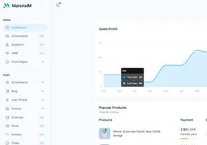 MaterialM Free Vuetify Nuxtjs Admin Template