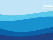 Blue wave water background wallpaper vector