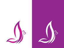 Beauty butterfly vector icon design