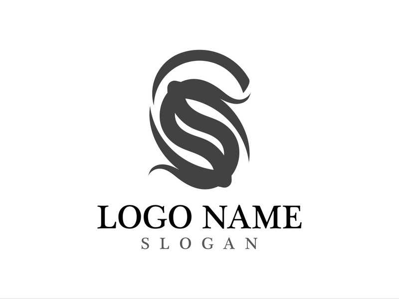Business corporate S letter logo design vector