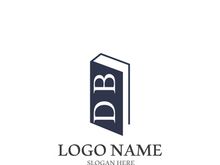 Digital book logo technology vector icon design