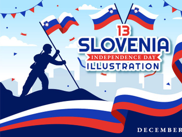 13 Slovenia Independence Day Illustration preview picture