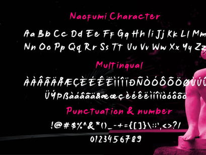 Noufumi - Rough Brush Font
