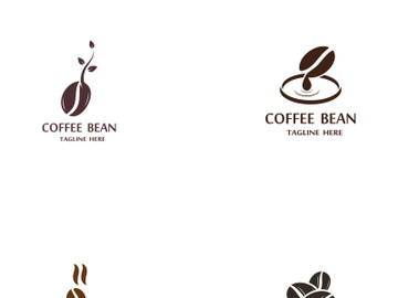 Premium coffee bean logo design. preview picture