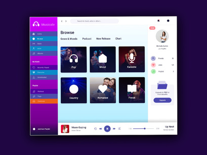 Music Apps- Full-Dashboard