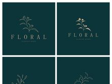 Elegant floral and leaf frame. Delicate botanical vector illustration for labels, spas, corporate identity, and wedding invitations