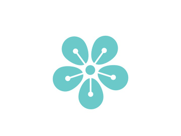 flower vector icon design template preview picture