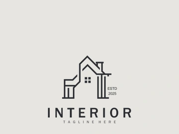Home Interior logo building design template architecture unique styles preview picture