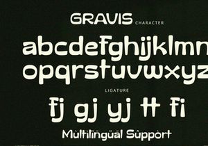Gravis - Display Font