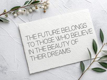 Slimline - Monoline Sans Serif Font