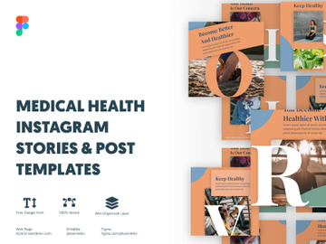 Medical Health Instagram Stories & Post Templates preview picture