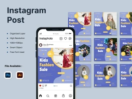 General Kids Instagram Post Templates preview picture