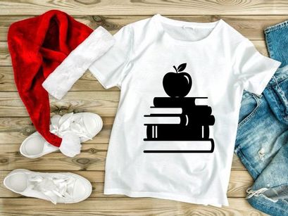 Stack of Books Apple Education Icon