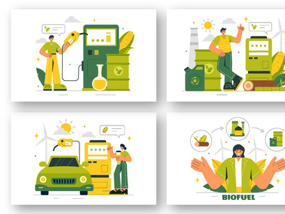 9 Biofuel Life Cycle Illustration