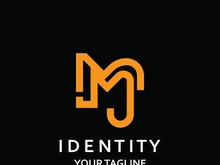 Letter MJ logo simple design for business and company identity vector template