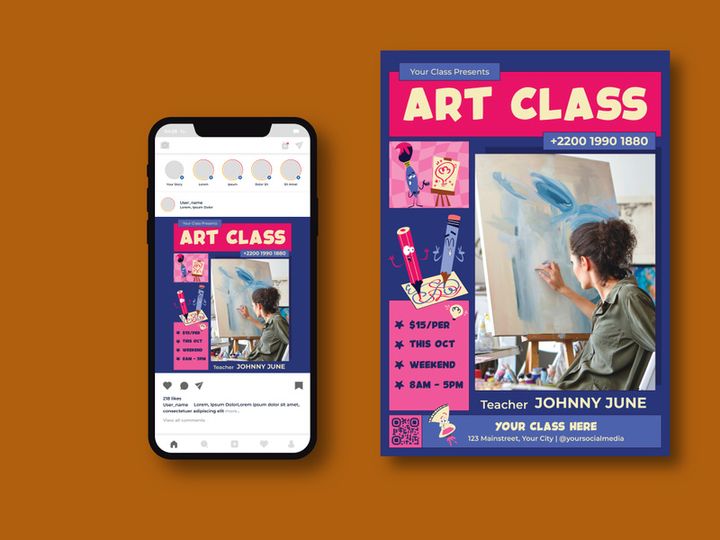 Art Class Flyer