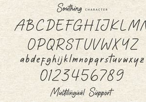 Southing - Handwritten Font