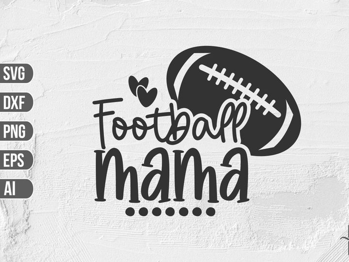 Football Mama SVG
