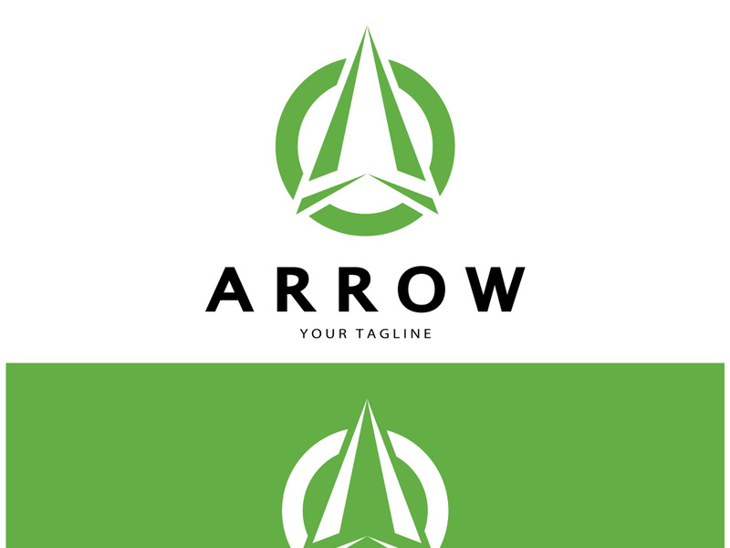 Arrow vector illustration icon Logo Template design