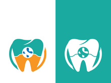 Dental logo template vector illustration icon design