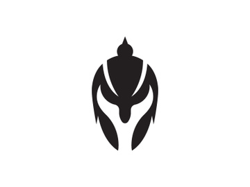 Spartan helmet icon illustration design preview picture