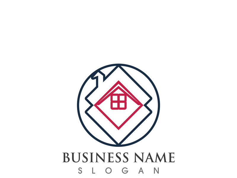 Home property  logo and symbol vector