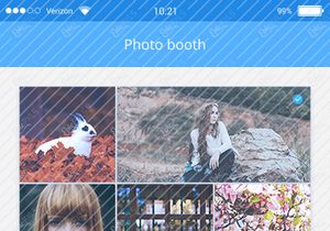 Photo Booth Editing UI