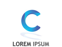 Modern colorful C letter initial logo.