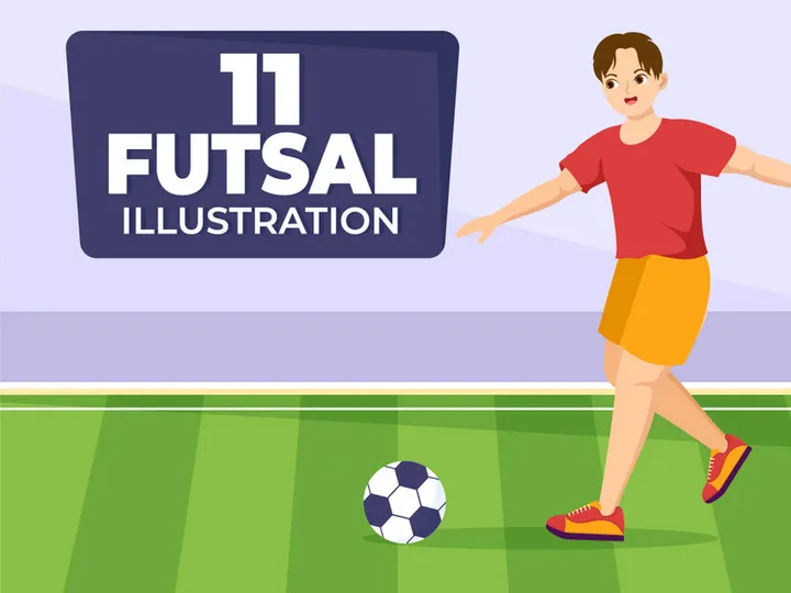 11 Futsal, Soccer or Football Sport Illustration