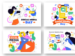 7 Social Media Day Illustration preview picture