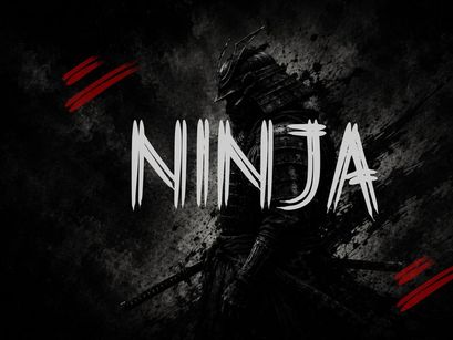 BAVDAK – Brutal Brush Display Font