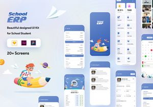 School ERP UI Kit - Freebie