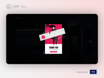Thank You | Daily UI challenge - 077/100 preview picture