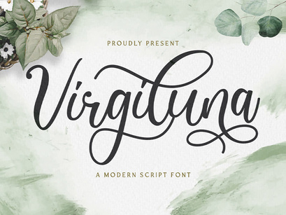 Virgiluna - Modern Calligraphy Font