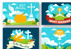 12 Whit Monday Illustration