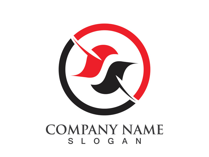 Business corporate S letter logo design vector